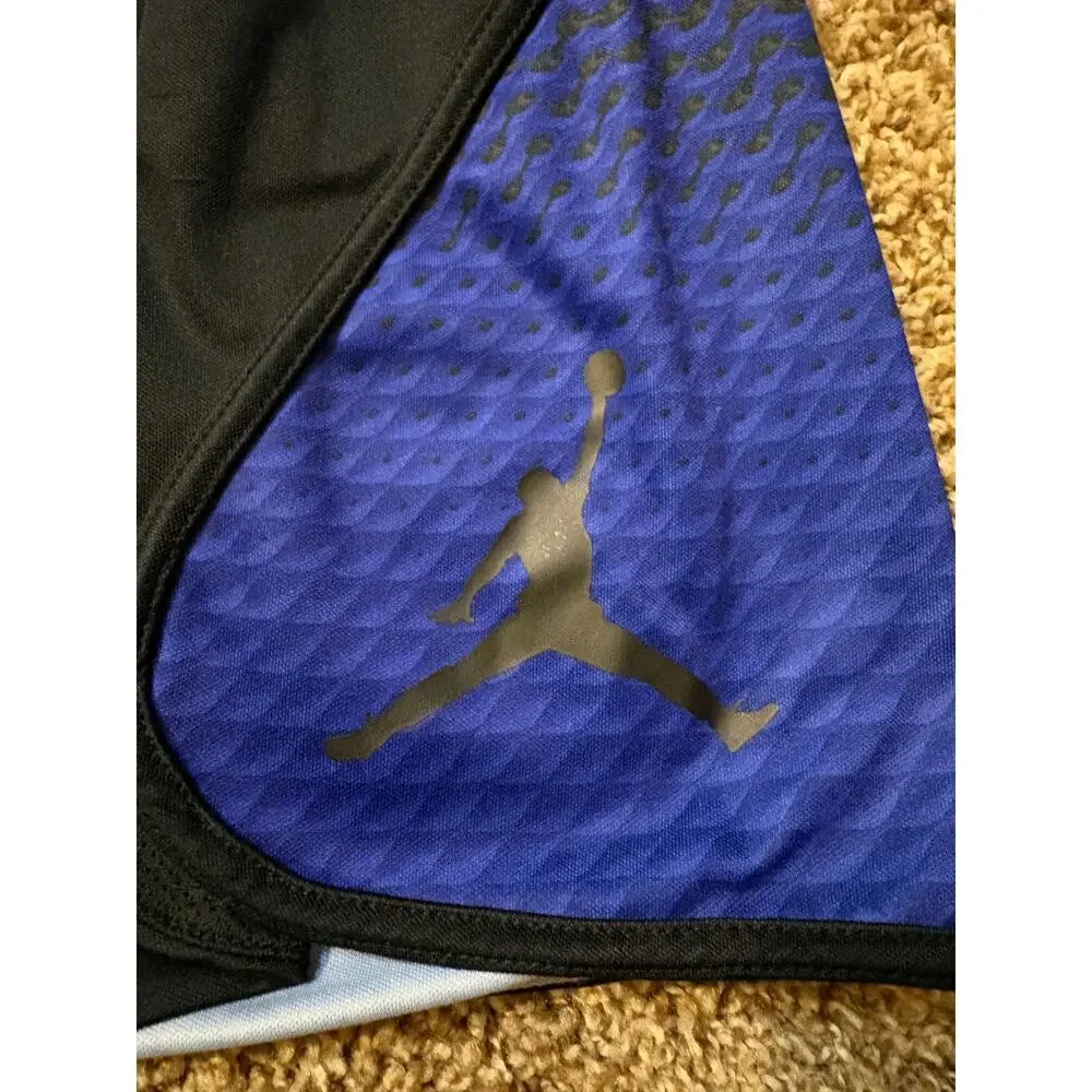 Jordan Dri Fit Basketball Shorts Mens Size Medium Black Blue